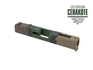 Zaffiri Precision Glock 19 Gen 3 Slide - Woodland Camo Cerakote