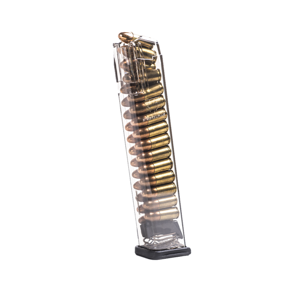 ETS 27 round (9mm) mag / Competition Legal (170mm) fits Glock 17, 18, 19, 19x, 26, 34, 45