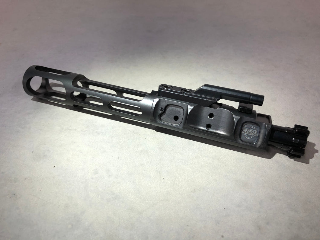 Rubber City Armory Titanium Black Ti BCG 5.56/.223 Complete – Ti Ultralight Profile – Standard Gas Key