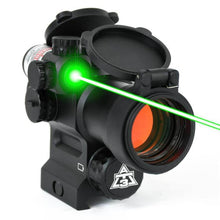 Load image into Gallery viewer, AT3 LEOS Red Dot Sight with Integrated Laser Sight &amp; Riser - Red Laser