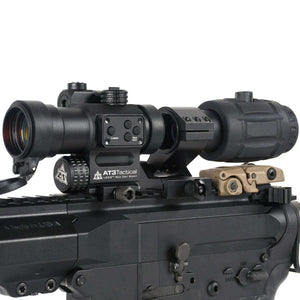 AT3 RRDM 3X Red Dot Magnifier with Flip-to-Side Mount